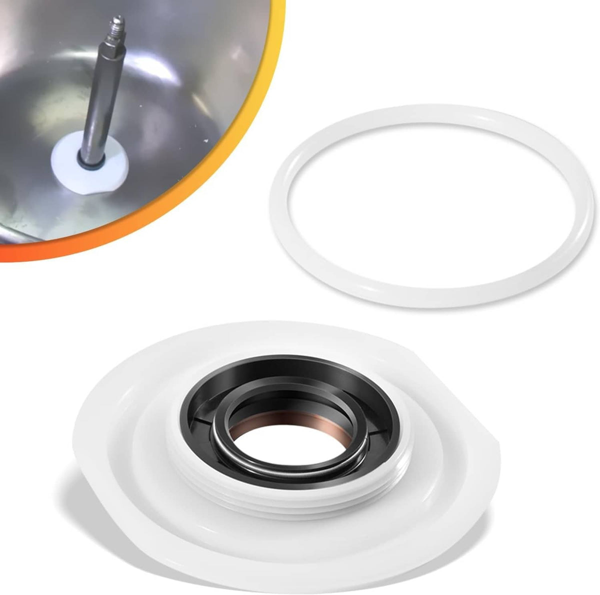 Solidspare Replace for VCM 44/40/25 Bowl Seal Low Profile Cutter Mixer Bowl Seal