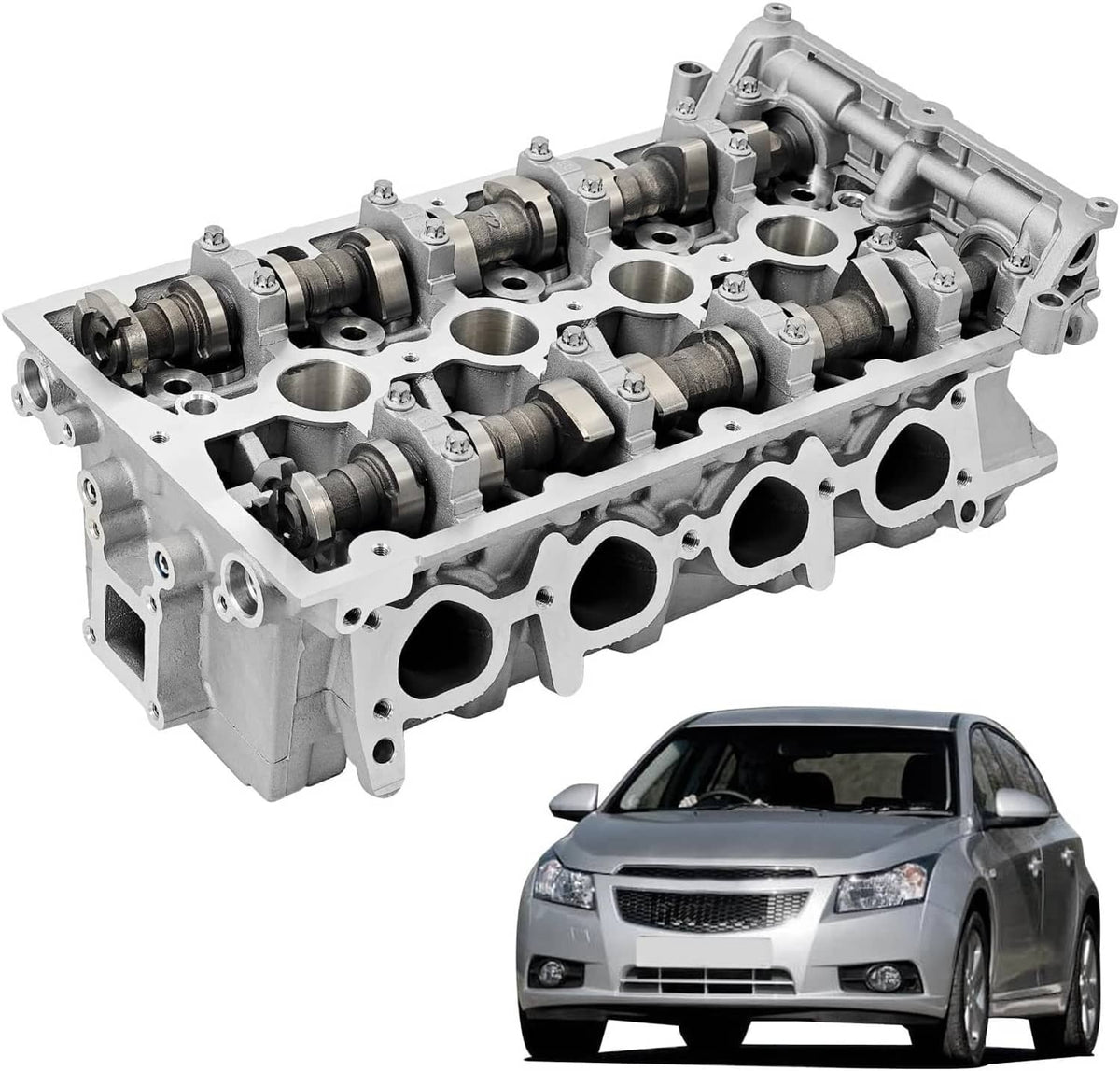 Solidspare Cylinder Head Assembly For 2011-2018 Chevy Cruze Sonic 1.8L L4 DOHC 55568116