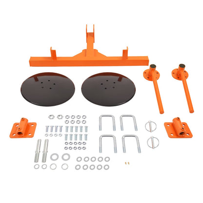 Solidspare 48" Adjustable Disc Bedder Disc Harrow For Cat 1 Tractors Steel 3 Point