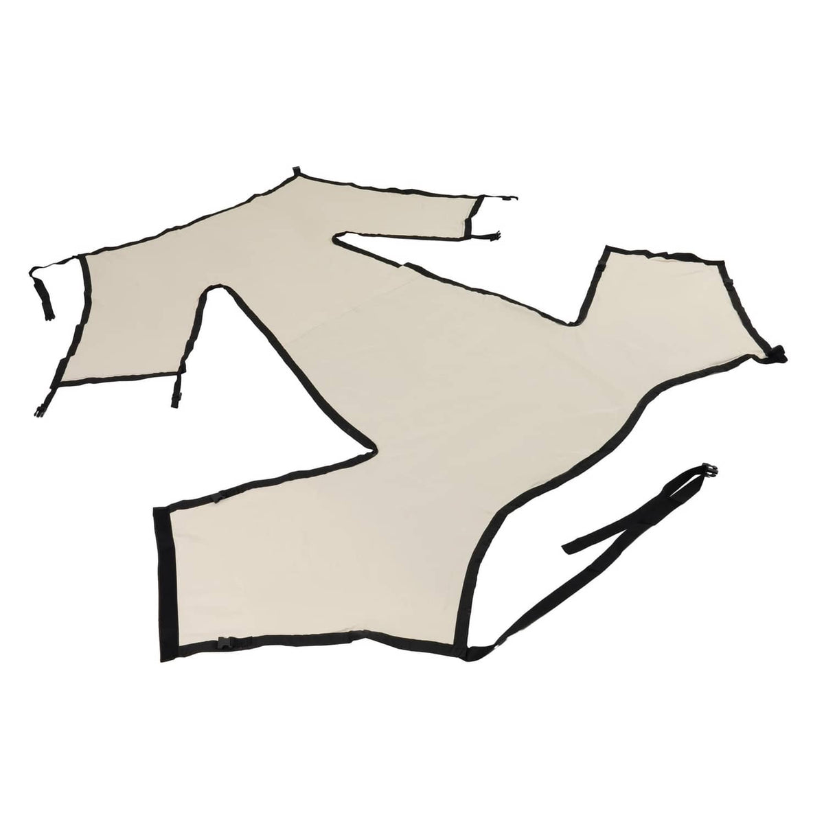 Solidspare Aircraft Cabin Cover White Windshield Cover For Cessna 150 Cessna 152 Canvas