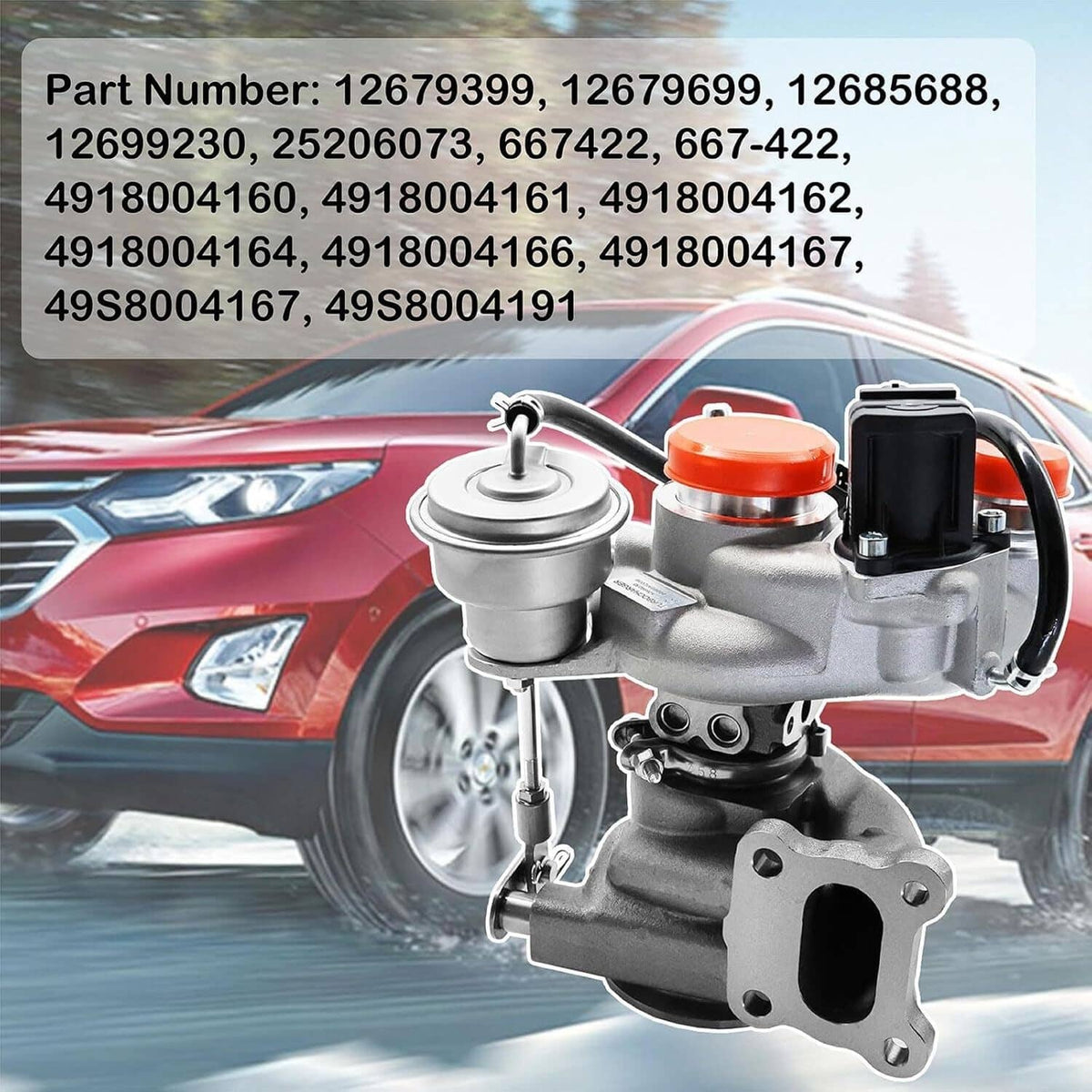 Solidspare Turbo Turbocharger 12699230 For 2018-2022 Chevrolet Equinox GMC Terrain 1.5L SUV