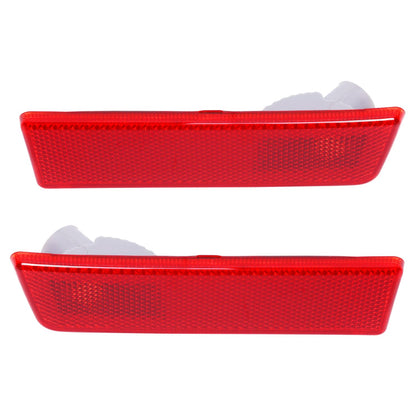 Solid Spare Rear Red Bumper Side Marker Lights Lamp Reflector For Ford Transit Connect 10-13