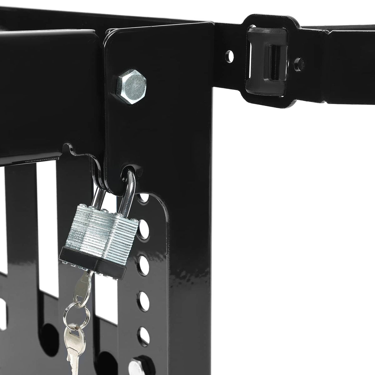 Solidspare Adjustable Trailer Rack For Lawn Landscape Trucks Back Pack Sprayer Blower Screw