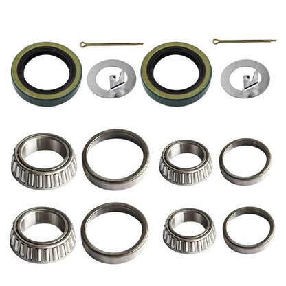 Solidspare 2 Set Trailer Bearing Kit Seals L44649/L44610, L68149/L68111 For 3500# Axle