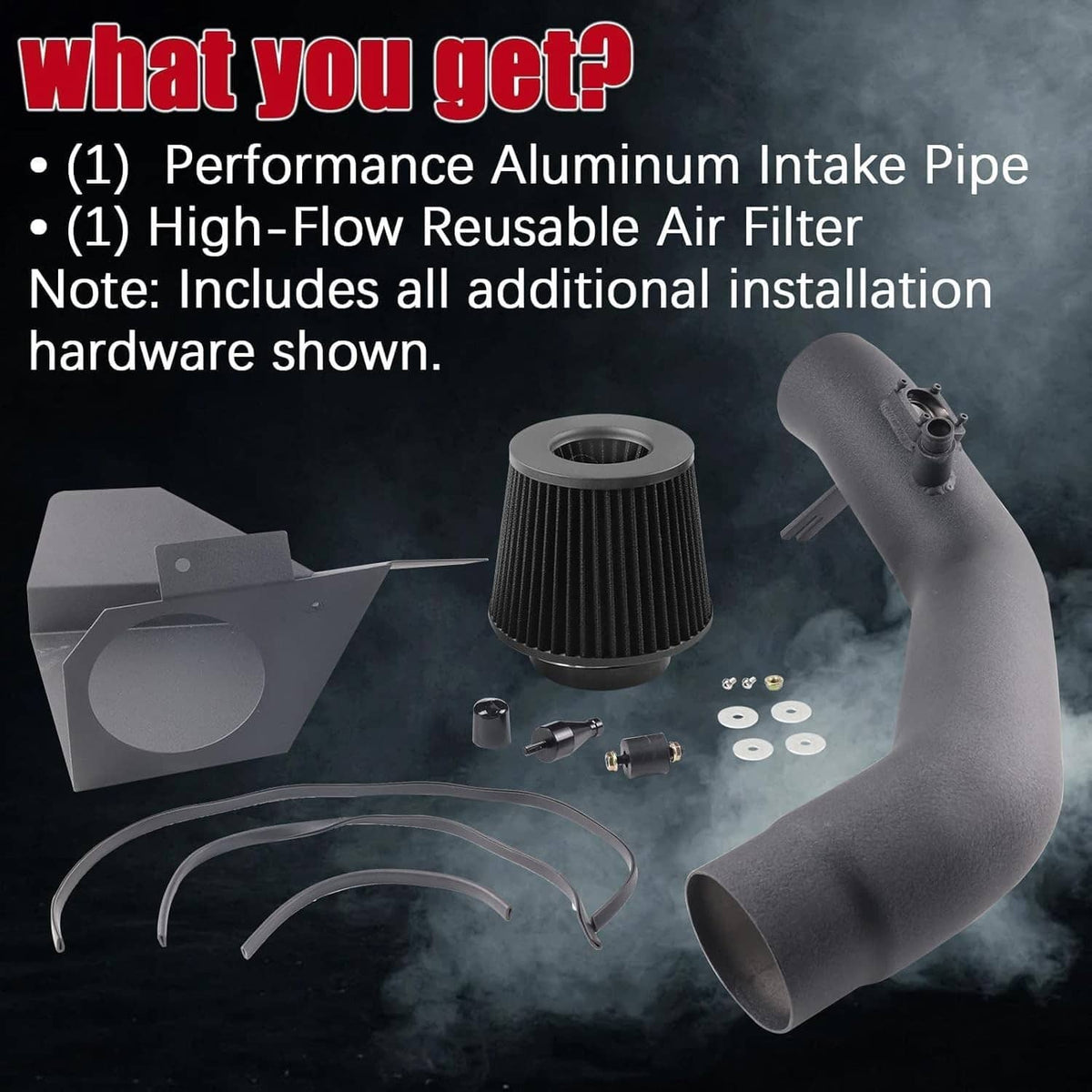Solidspare Cold Air Intake System For BMW 12-15 335i/14-16 435i M235i /16 M2 N55 3.0L Turbo