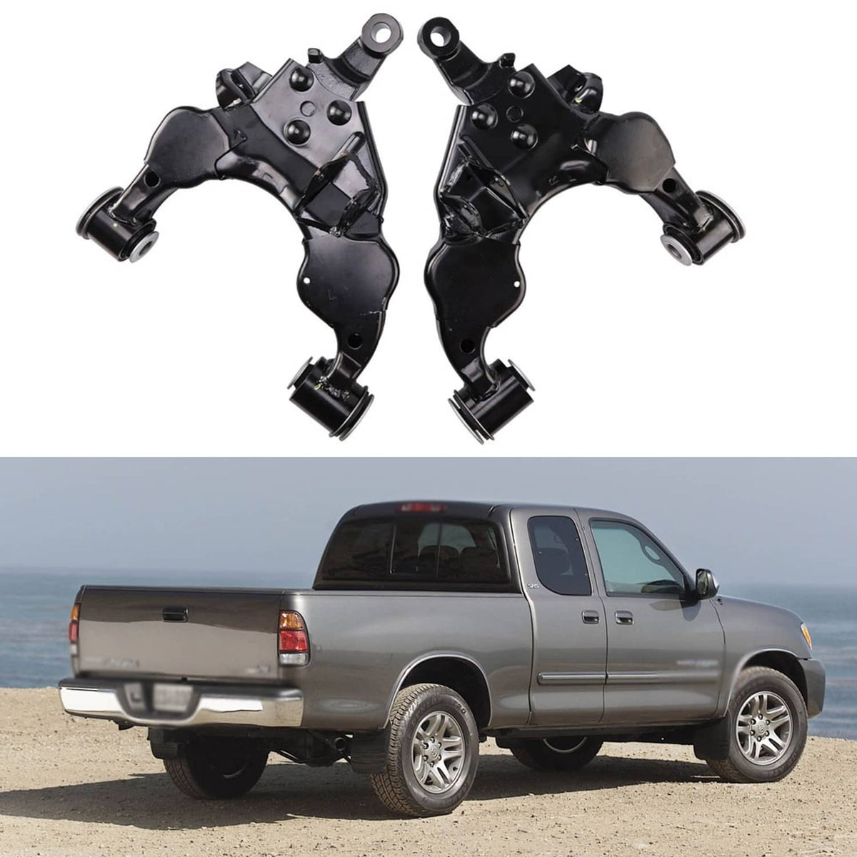 Solidspare 2x Front Lower Control Arms Fit for 2004-2006 Toyota Tundra 2004-2007 Sequoia V8