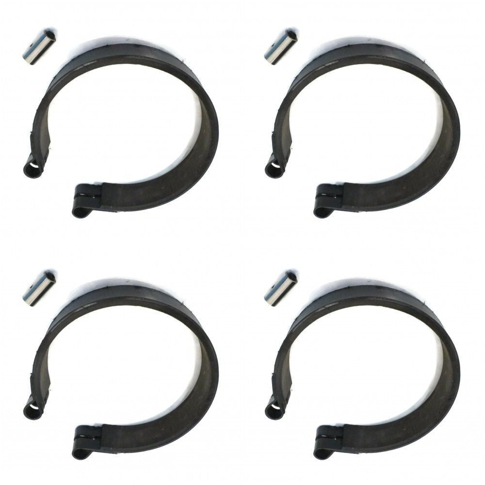 (4) 4" BRAKE BAND w/ PIN for Mini Bike Minibike Yerf Dog Kartco Go Kart Cart ATV