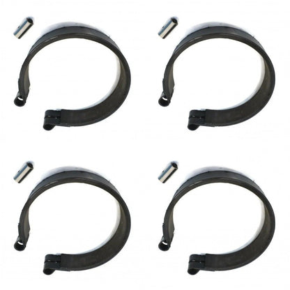 (4) 4" BRAKE BAND w/ PIN for Mini Bike Minibike Yerf Dog Kartco Go Kart Cart ATV