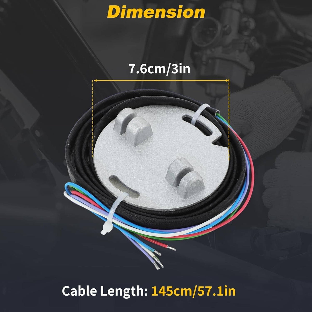 Solidspare For Harley Dyna Programmable Single Fire 53-644 Electronic Ignition Module