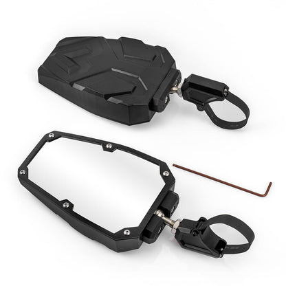 Solidspare UTV Rear View Side Mirrors 1.5"-2.0" for Polaris RZR 900 1000 Can-Am X3 Kawasaki
