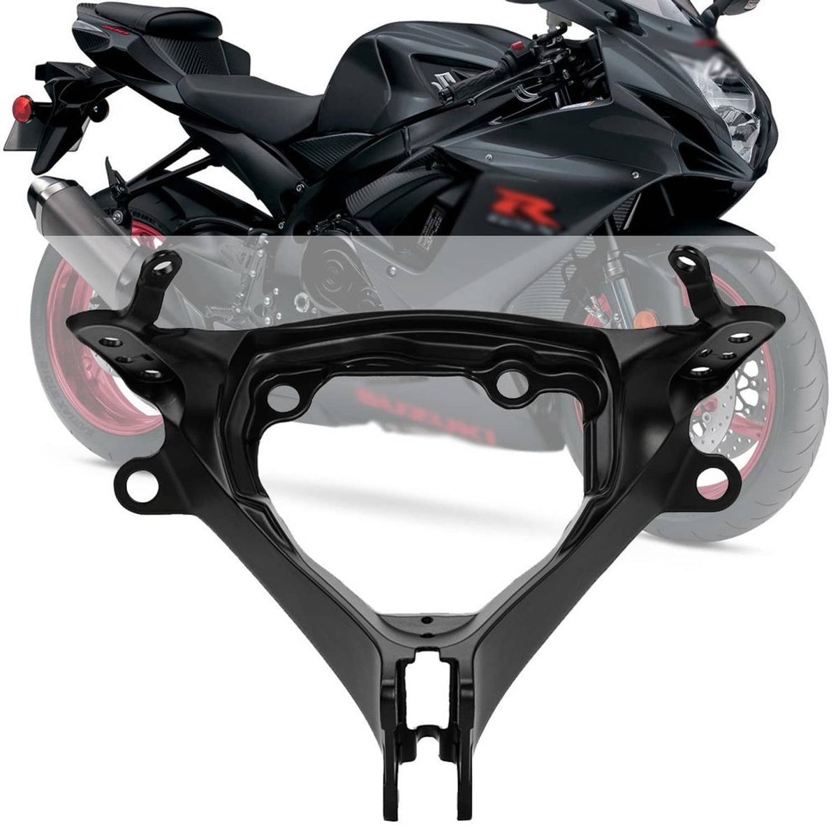 Solidspare Black Upper Stay Fairing Bracket Fit For 2011-2025 SUZUKI GSX-R 600 GSX-R 750