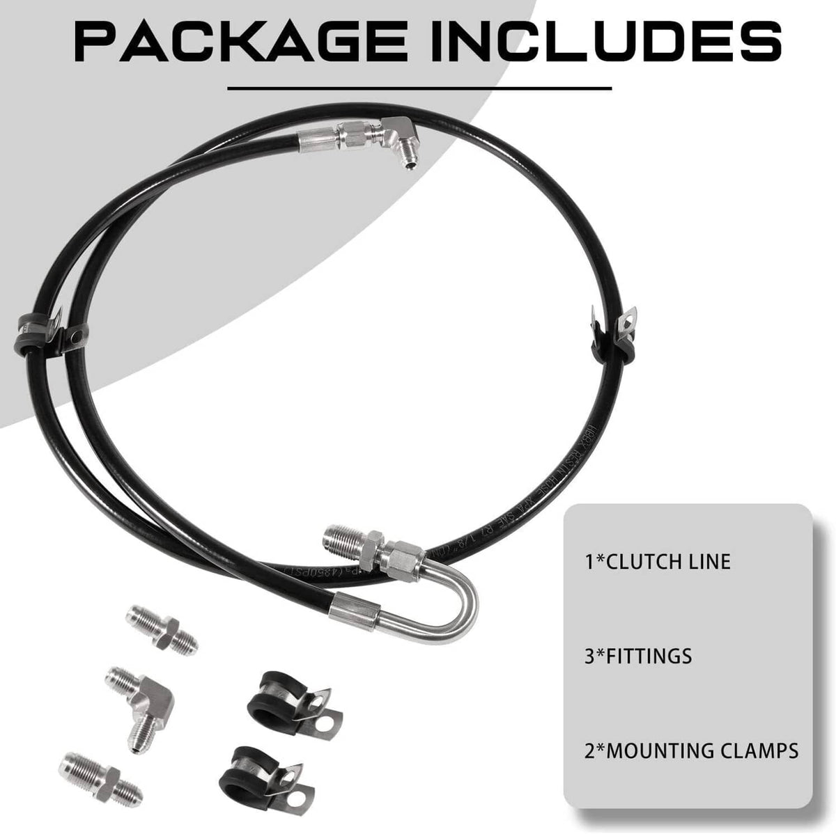 Solid Spare Clutch Line Kit for K Swap for Honda-Acura Civic Crx Integra K20 K24 K Series