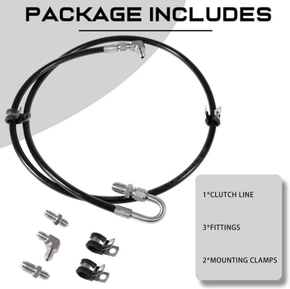 Solid Spare Clutch Line Kit for K Swap for Honda-Acura Civic Crx Integra K20 K24 K Series