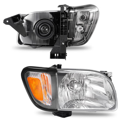Solid Spare For Toyota Tacoma 2001-2004 Headlights Corner Signal Lights Bumper Lamp w/Bulbs