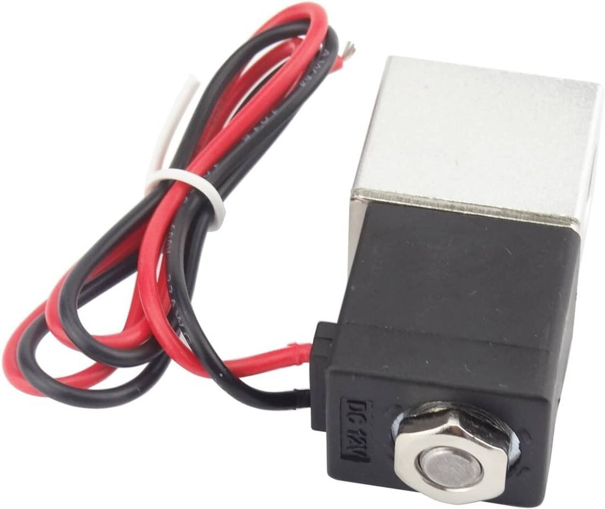Solid Spare 2PCS 1/4" Fast Response Electric Solenoid Valve Air Water DC 12V Normally Closed