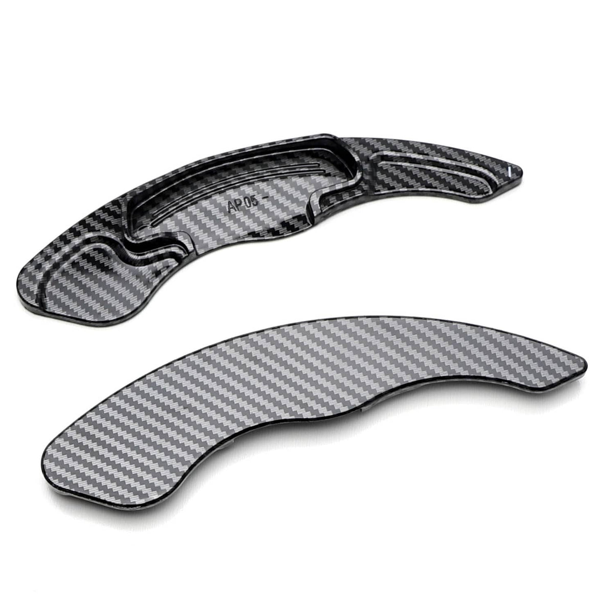 Solidspare Carbon Fiber Pattern Steering Wheel Paddle Shift For Honda Accord Civic CR-V