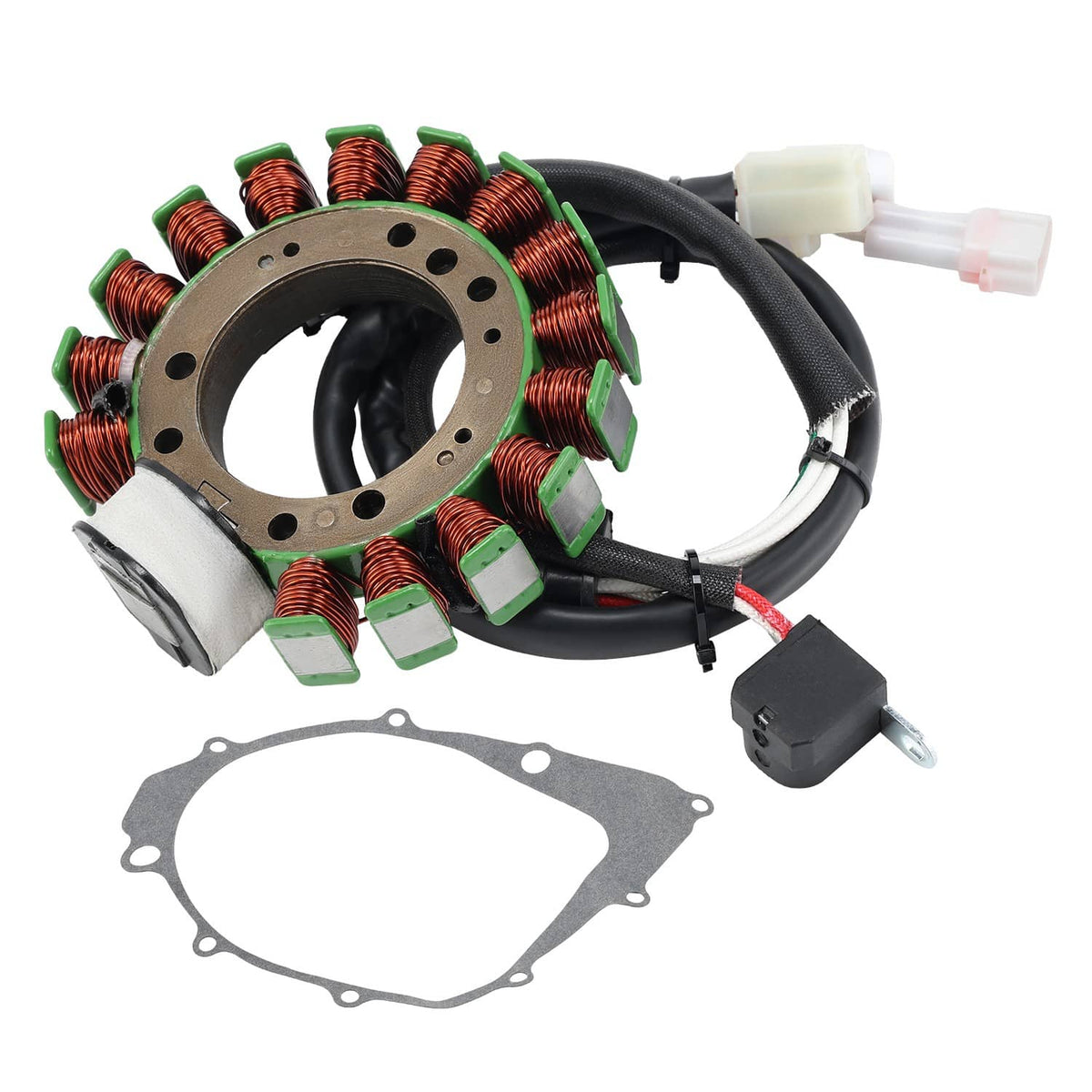 Solidspare Stator with Gasket for Yamaha Kodiak 400 YFM400FW 1993 1994 1995 1996 1997 1998