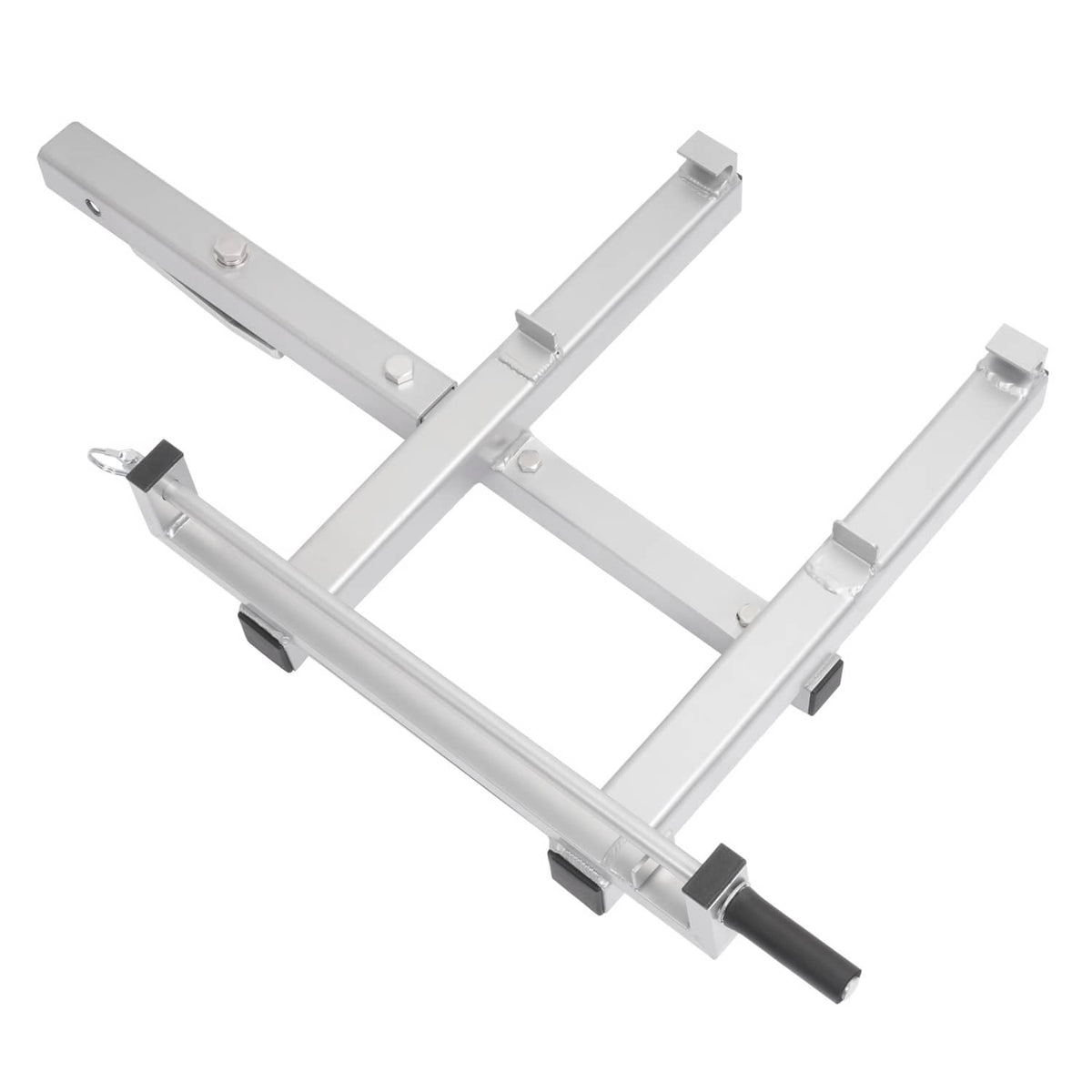 Solid Spare 2" Receiver Aluminum Fishing Cart Caddy Hitch Mount Bracket For Outdoor Hauling