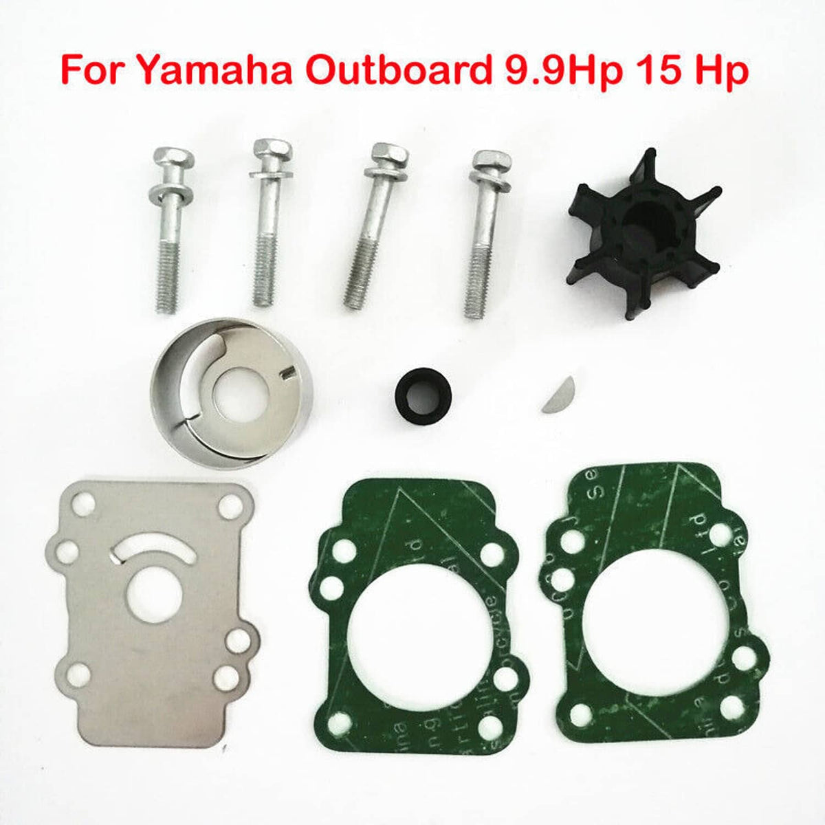 Solid Spare Water Pump Impeller Kit For Yamaha 9.9hp 15hp 1984-1995 682-W0078-A1 18-3148