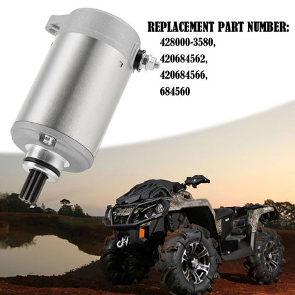 Solidspare Starter Motor fit for Can-Am Outlander 500 / MAX 500 4X4 EFI 2007 2008 2009-2015