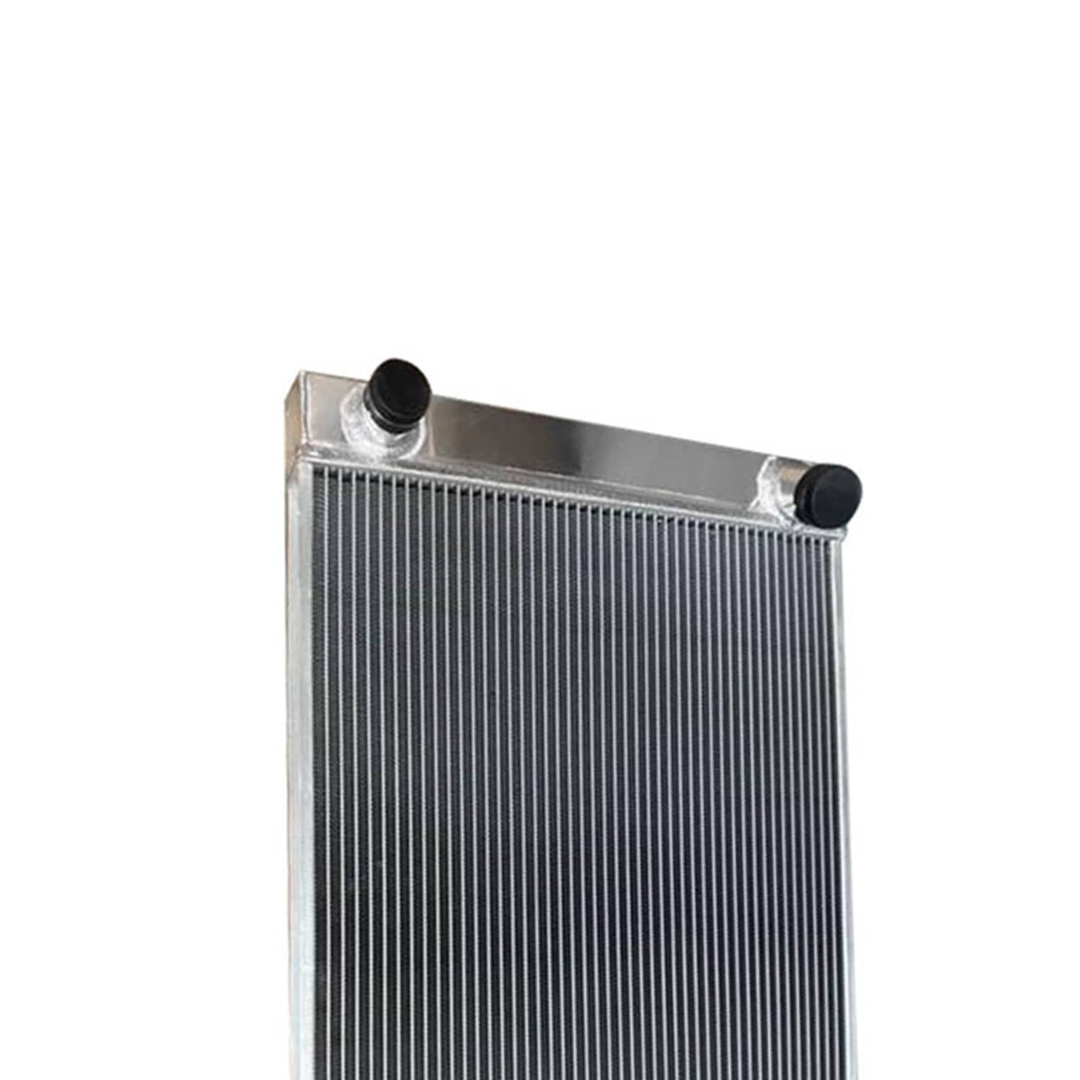 Solidspare 28"x19"x3" Universal All Aluminum Racing Radiator 2 Row Double Pass For Chevy GM