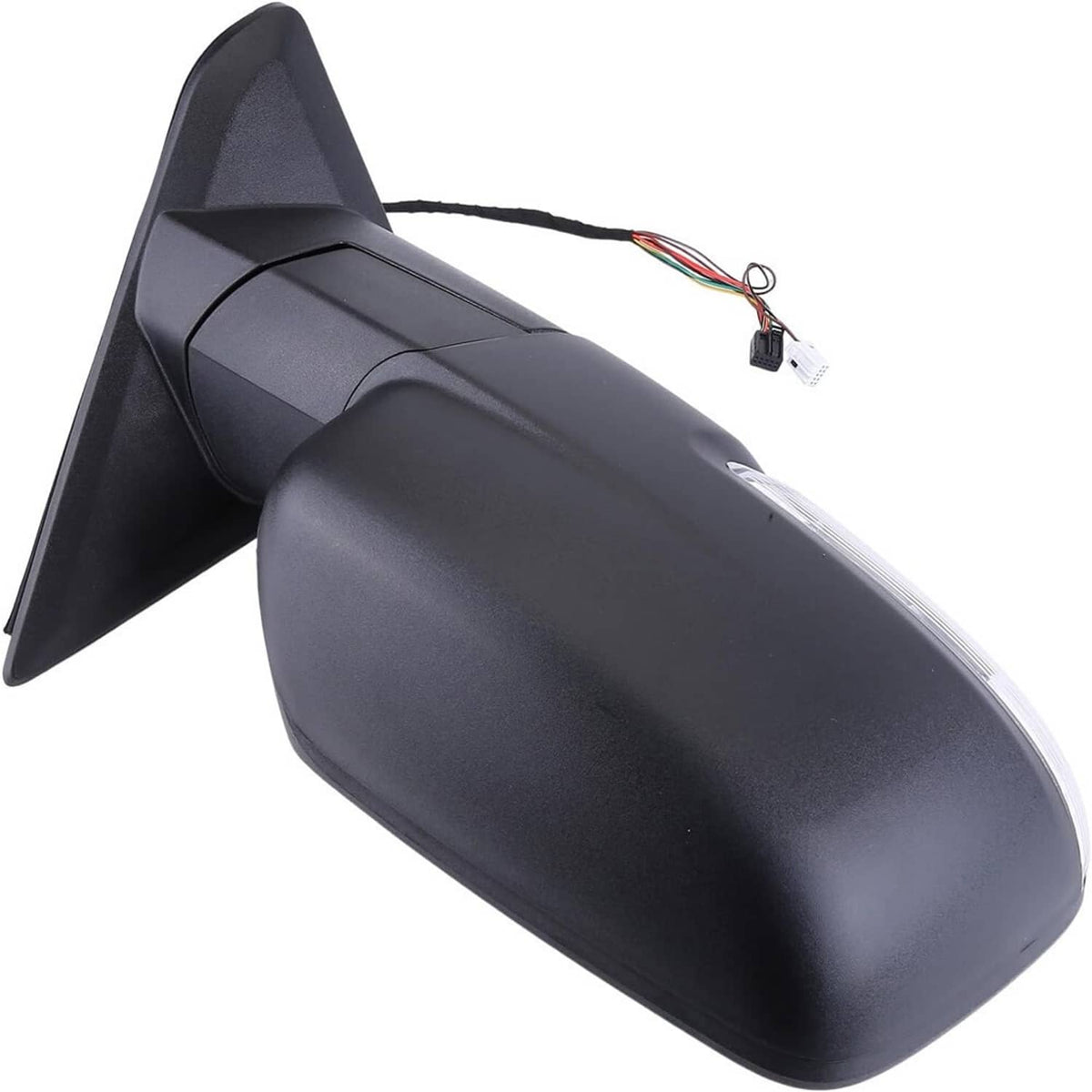 Solidspare Fits 2013-2019 Ram 1500 Power Folding Right Side Mirror Black Cover w/ Signal