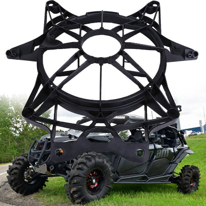 Solidspare UTV Radiator Cooling Fan Cover For Can Am ATV Maverick X3 & X3 Max Turbo 2017-UP