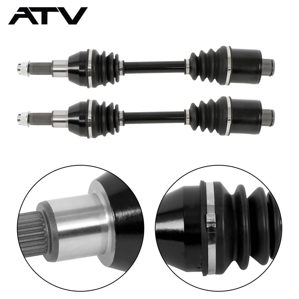 Solidspare Rear Left Right CV Axles Drive Shaft For Polaris Sportsman 500 4X4 1999-2002