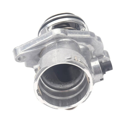 Solidspare Engine Coolant Thermostat Assembly w/ Sensor for Mercedes C300 C350 E350 ML350