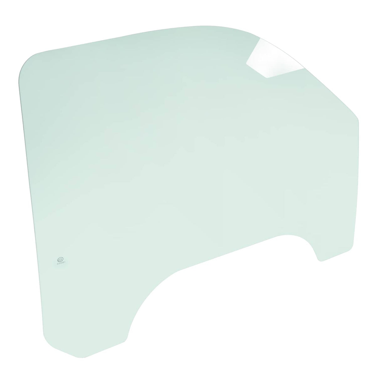 Solid Spare For 99-07 Silverado/Sierra Classic Front Right Door Tempered Glass Light Green