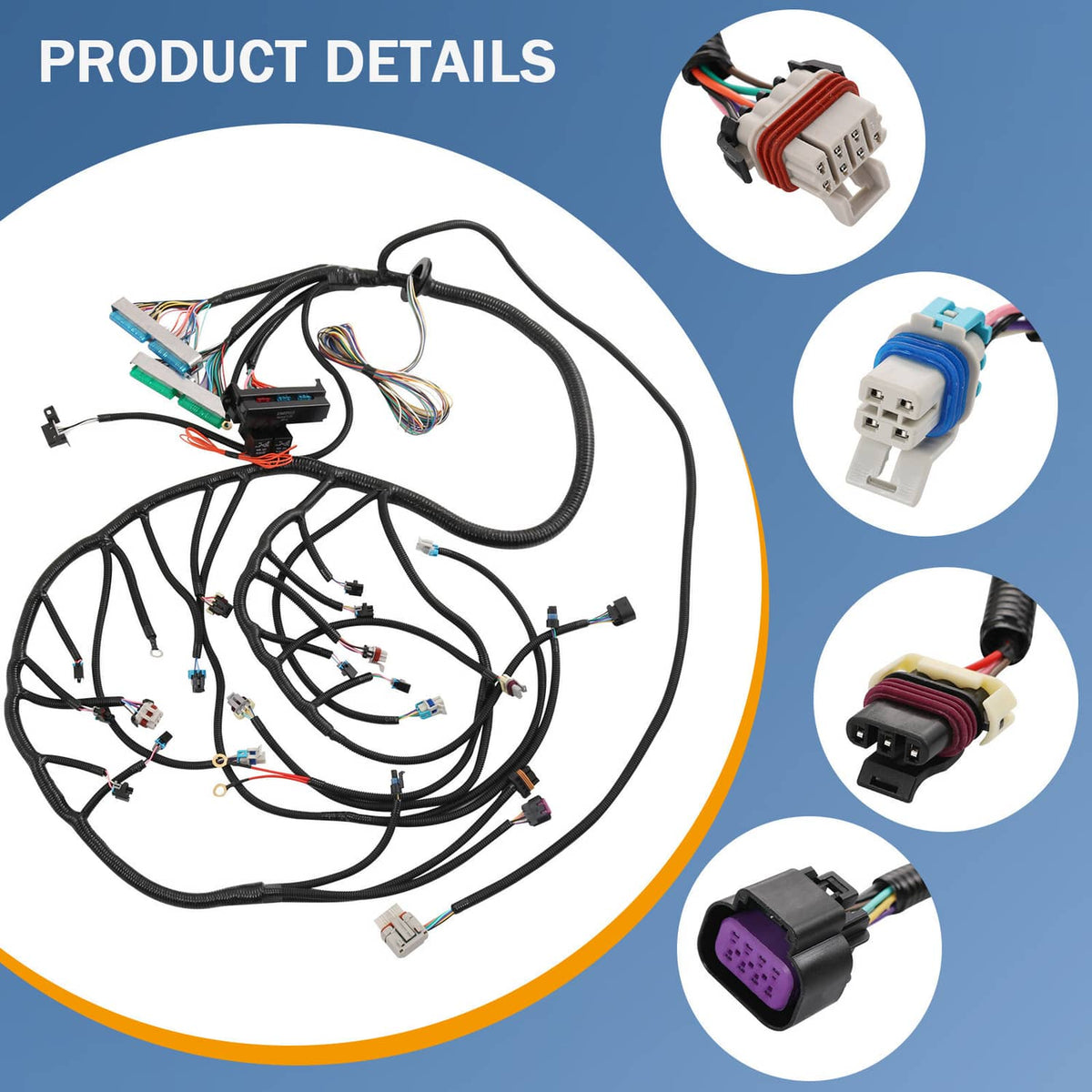 Solidspare T56 DBW Engine Wiring Harness Stand Alone LS3 For 4.8 5.36.0 Drive By Wire 03-07