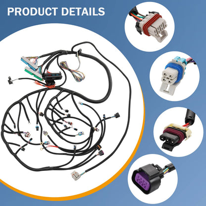 Solidspare T56 DBW Engine Wiring Harness Stand Alone LS3 For 4.8 5.36.0 Drive By Wire 03-07