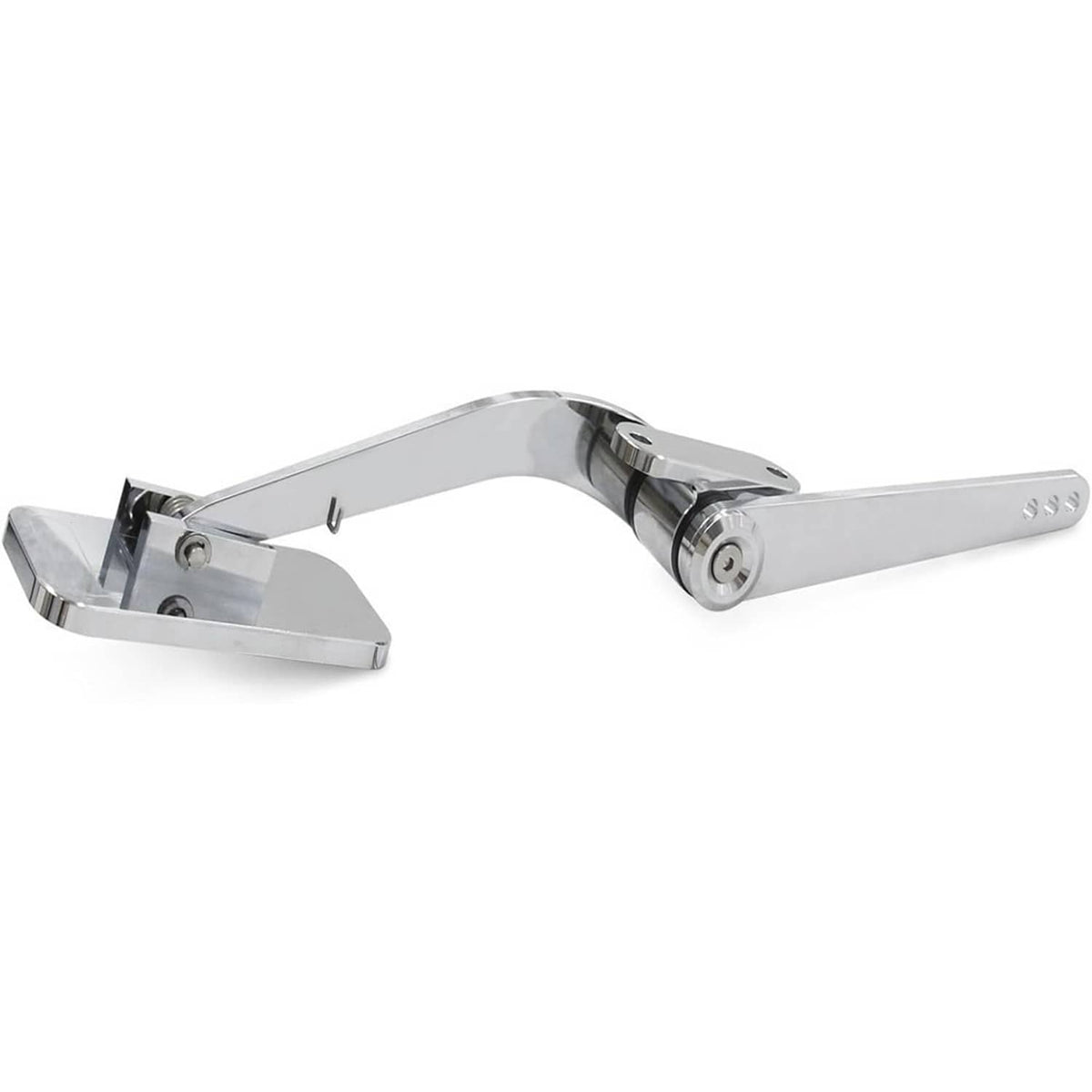 Solidspare Universal Street Hot Rod Aluminum Gas Pedal & 24" SS Throttle Cable & Spring Kit