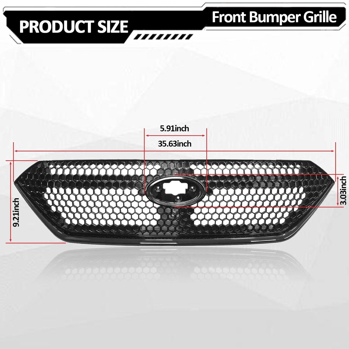 Fit 2022-2023 Subaru WRX Girlle & LED Fog lights W/Cover Bracket & Double Lights