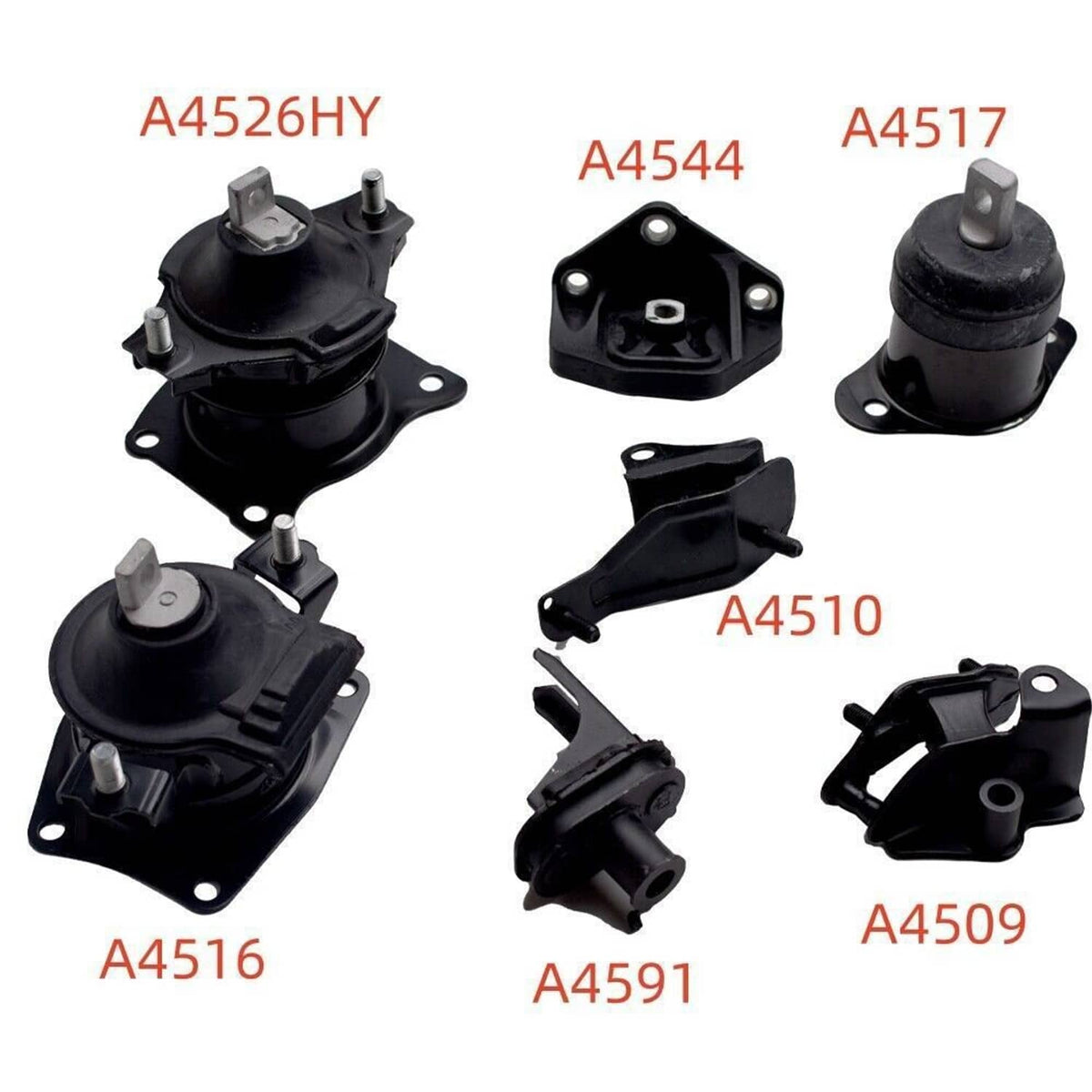 Solidspare Engine Motor & Trans Mount Set 7PCS for 2004-2008 Acura TSX 2.4L Automatic