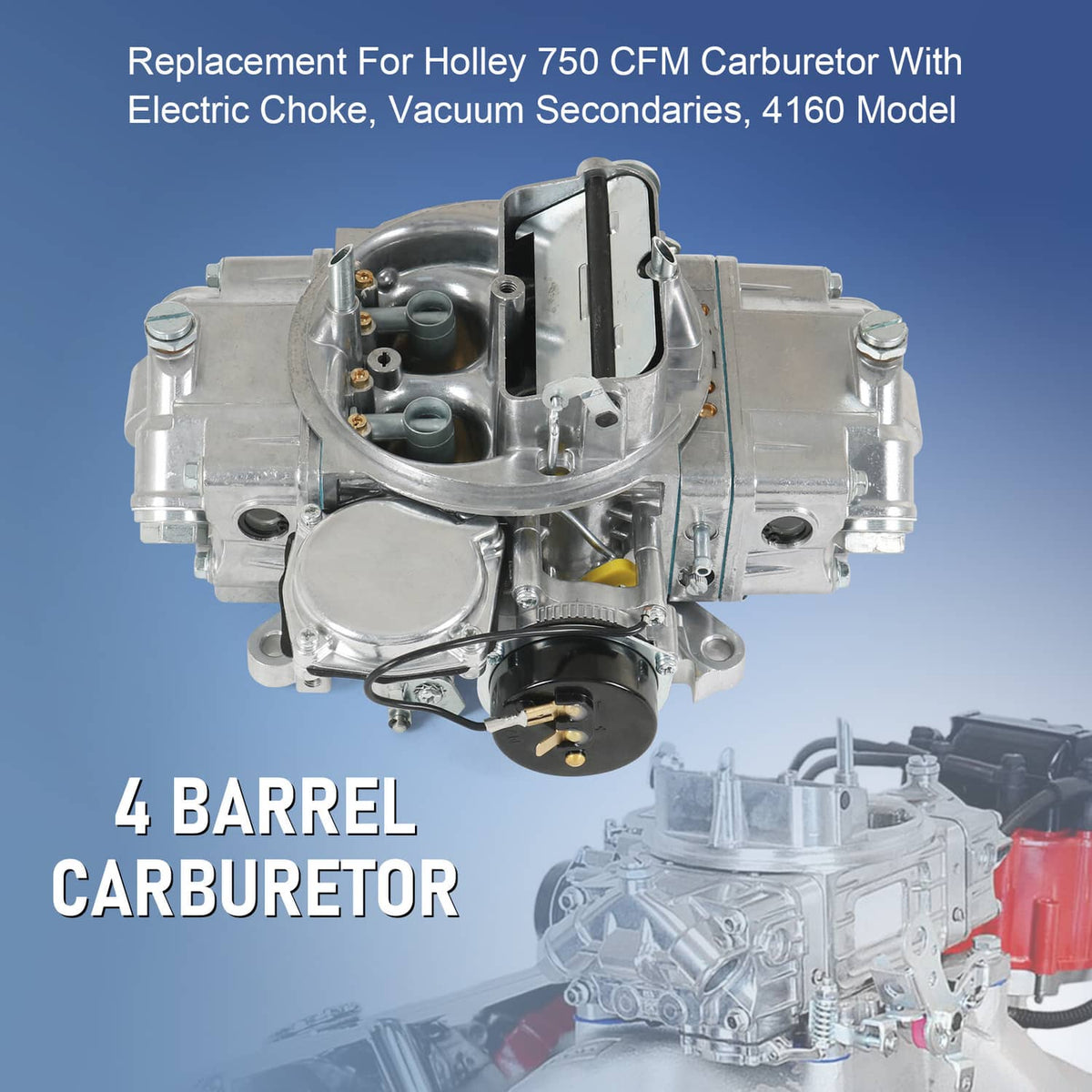 Solidspare Carburetor For 0-80508S 750 CFM Electric Choke Vacuum Secondaries