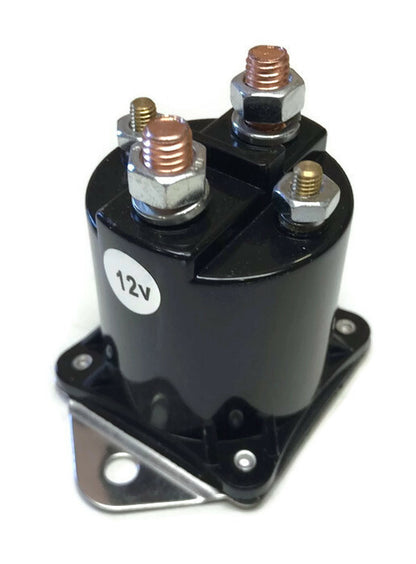 2 Pack- 12 Volt Solenoid for Gas Golf Cart Kart Buggy 4 Terminal OEM Replacement