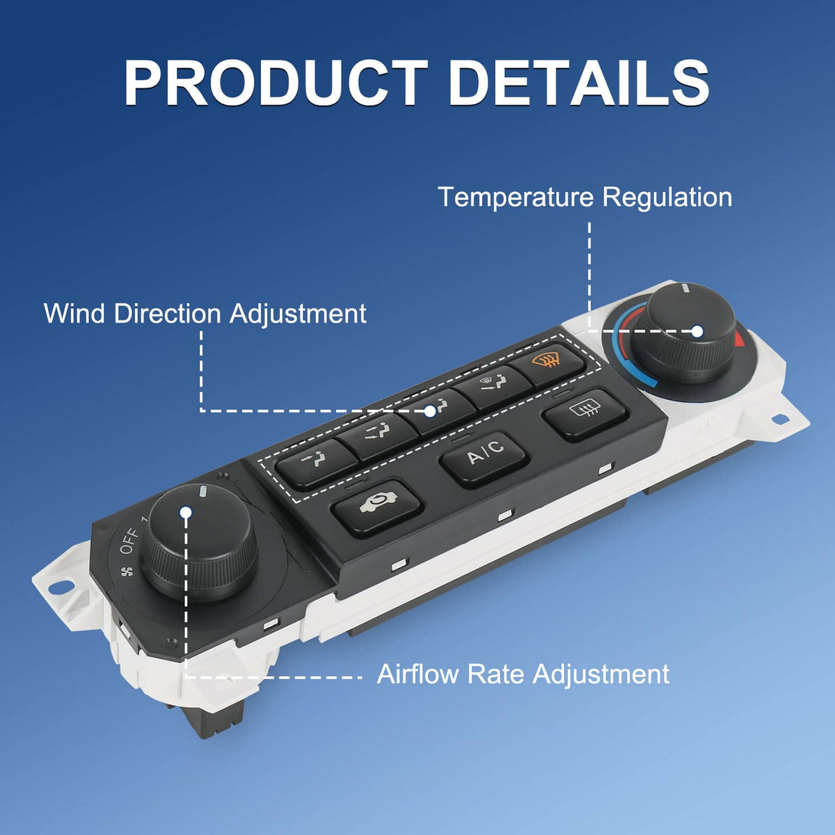 Solidspare A/C Heater Climate Control Module For 98-00 Honda Accord 1998-04 Honda Odyssey