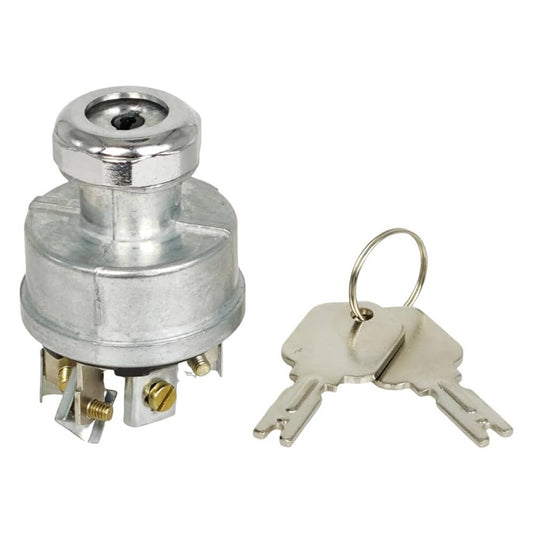 Solid Spare Ignition Switch 1723186 2339413 272041 7004210 for Clark Forklift w/ 2 Keys