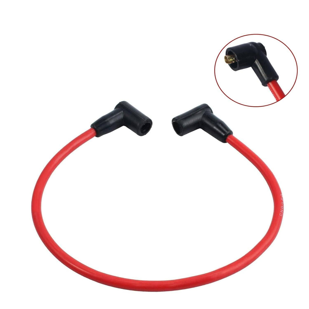 Solidspare 10Pcs Racing Spark Plug Wires 10.5mm M12259C301 For Ford 5.0L 5.8L SB SBF 302