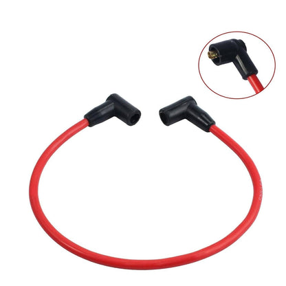 Solidspare 10Pcs Racing Spark Plug Wires 10.5mm M12259C301 For Ford 5.0L 5.8L SB SBF 302
