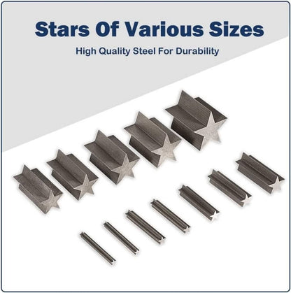 Solidspare Disc Cutter 5mm to 31mm With 10 Punches For Star Shapes Stamping Blanks Star