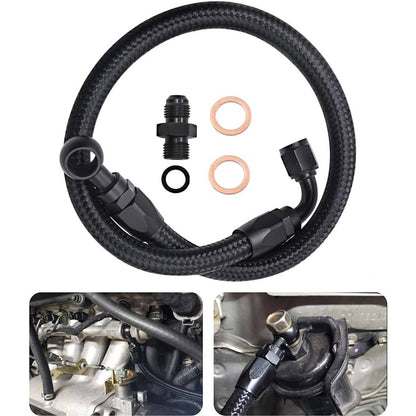 Solidspare Braided Fuel Line For Honda Civic Acura Integra D15 D16 B16B B16A B18C EG EK DC2
