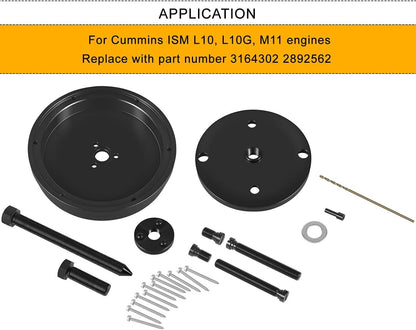 Solid Spare for Cummins L10 L10G M11 ISM Rear Crankshaft Oil Seal Remove Install Tool ST-221