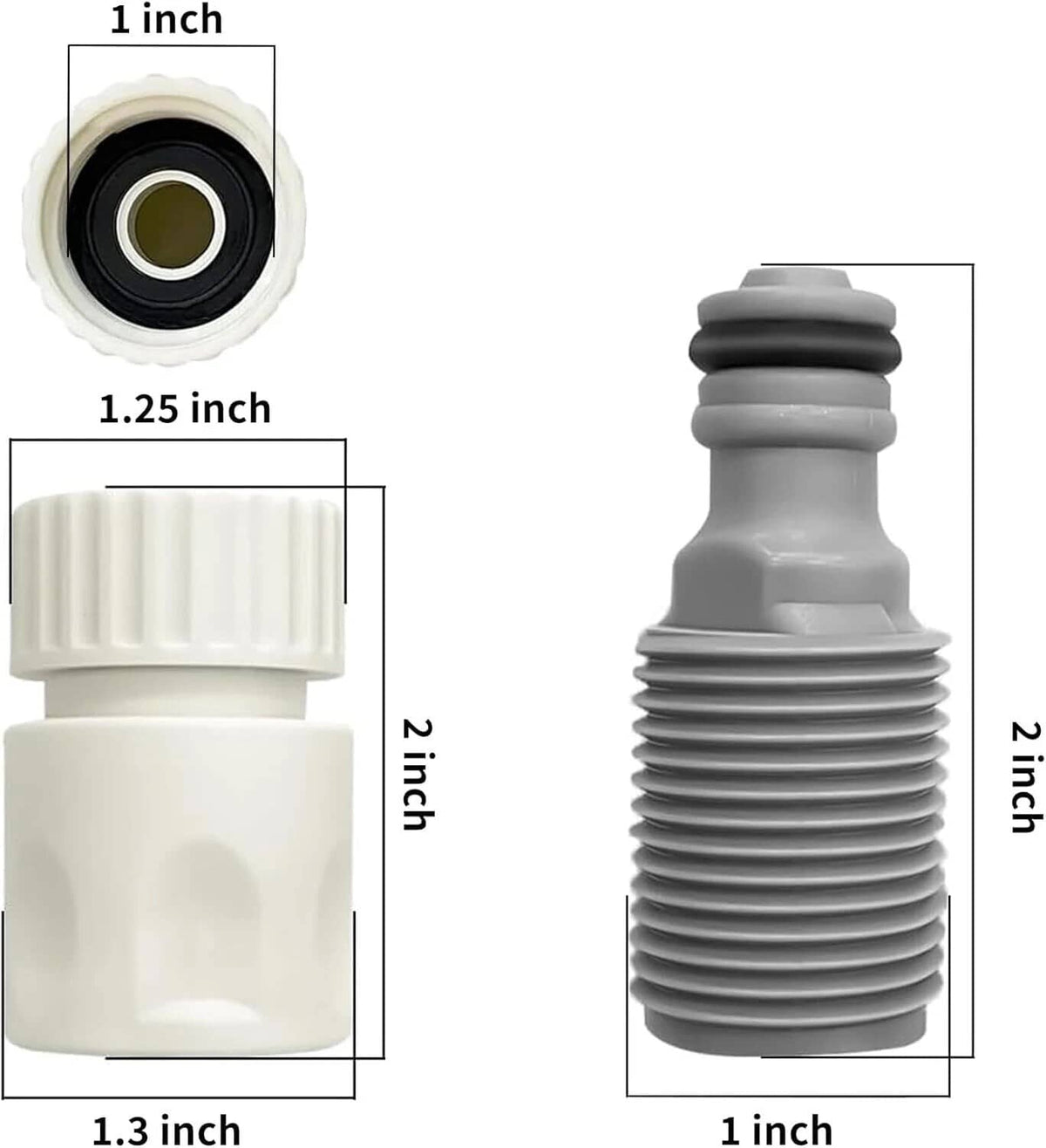Solid Spare Outboard Motor Quick Connect Flush Kit，Compatible with Mercury, Mariner, Yamaha