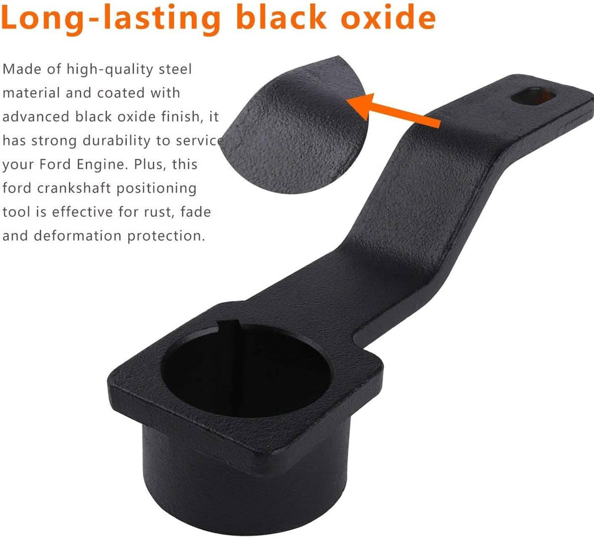 Solid Spare Crankshaft Positioning Tool for Ford 4.2L 4.6L 5.4L 6.8L Timing Chain Install