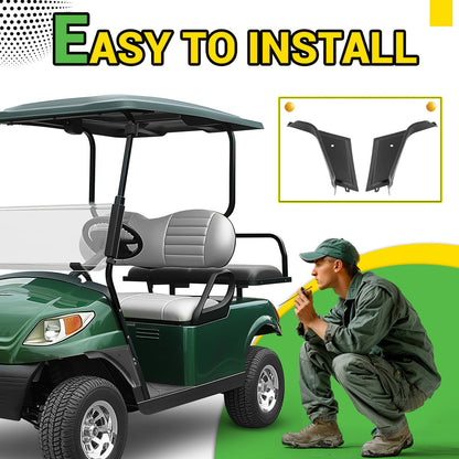 Solidspare Golf Cart Front Fender Flare Set For EZGO ST MPT Workhorse 1999-2013 Models
