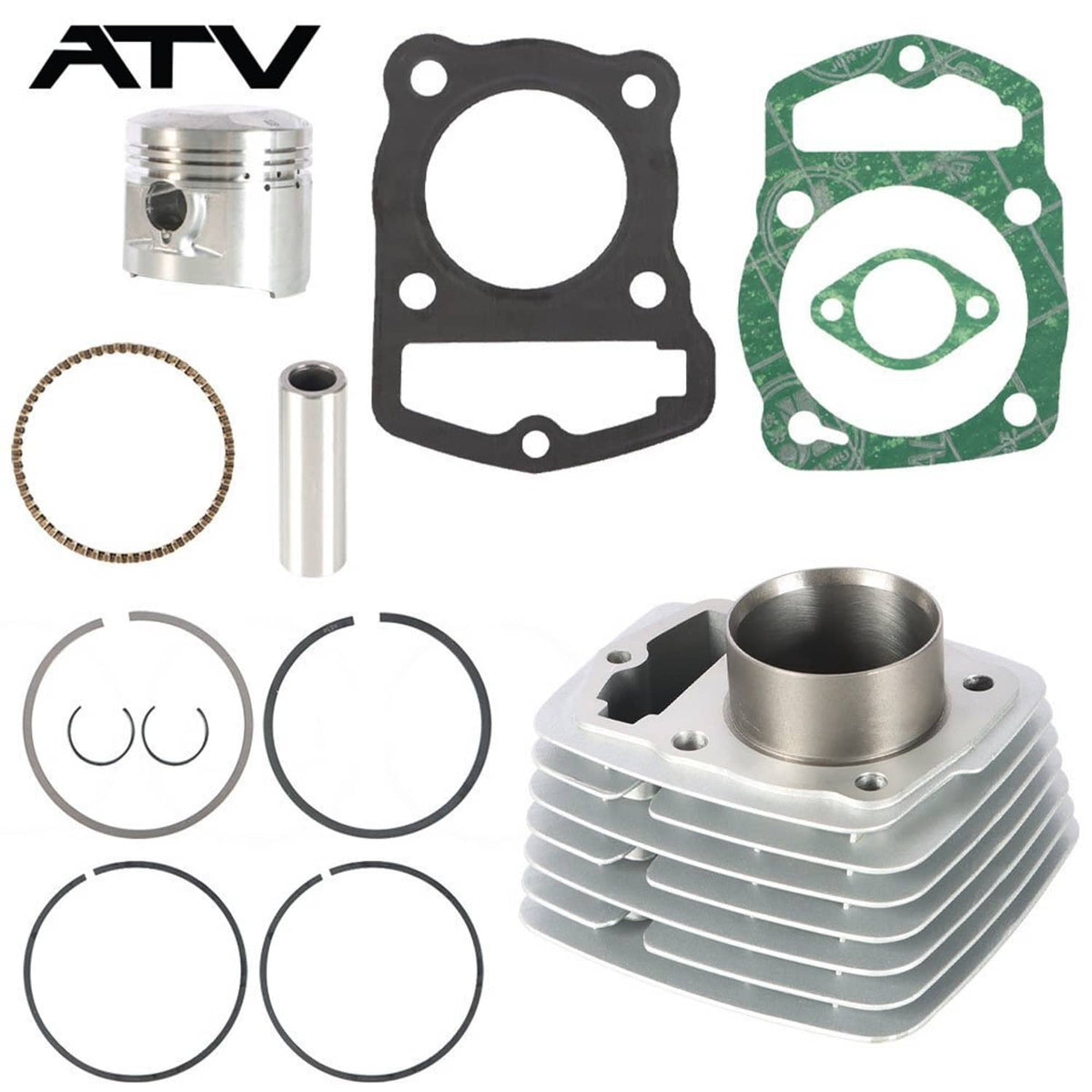 Solidspare For Honda SL125 Cylinder Piston Rings Gasket Rebuild Kit 1971-1973