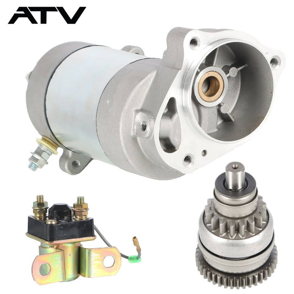 Solidspare 1990-2003 For Polaris Trail Blazer 250 Starter Drive & Relay Solenoid ATV