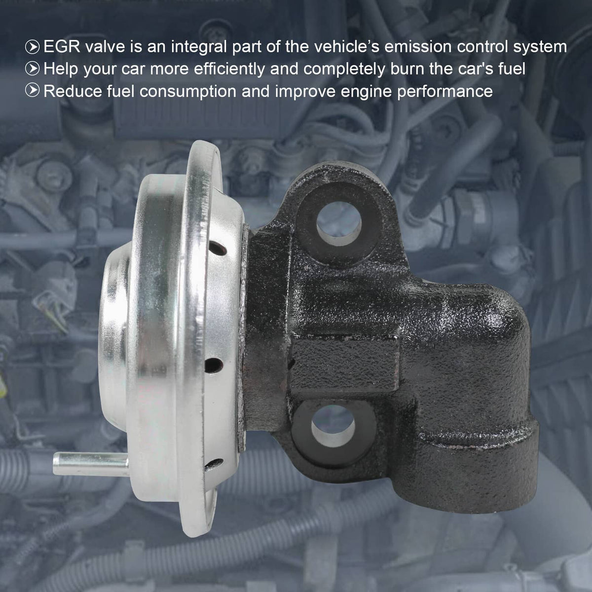 Solidspare EGR Valve Exhaust Gas Recirculation For Ford Lincoln Mazda Mercury EGV464 NEW